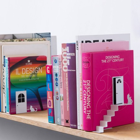 Bookstairs - Serre-livres chats