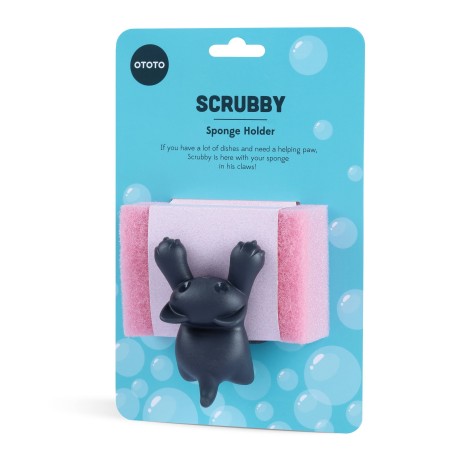 Scrubby - Porte éponge chat