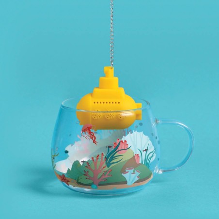 Under the sea - tasse en verre et infuseur