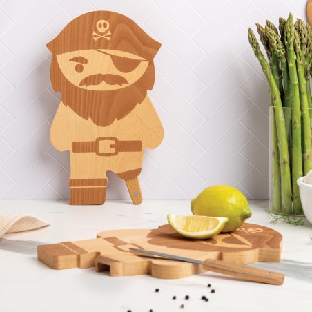 Pirate board - planche en bois et couteau