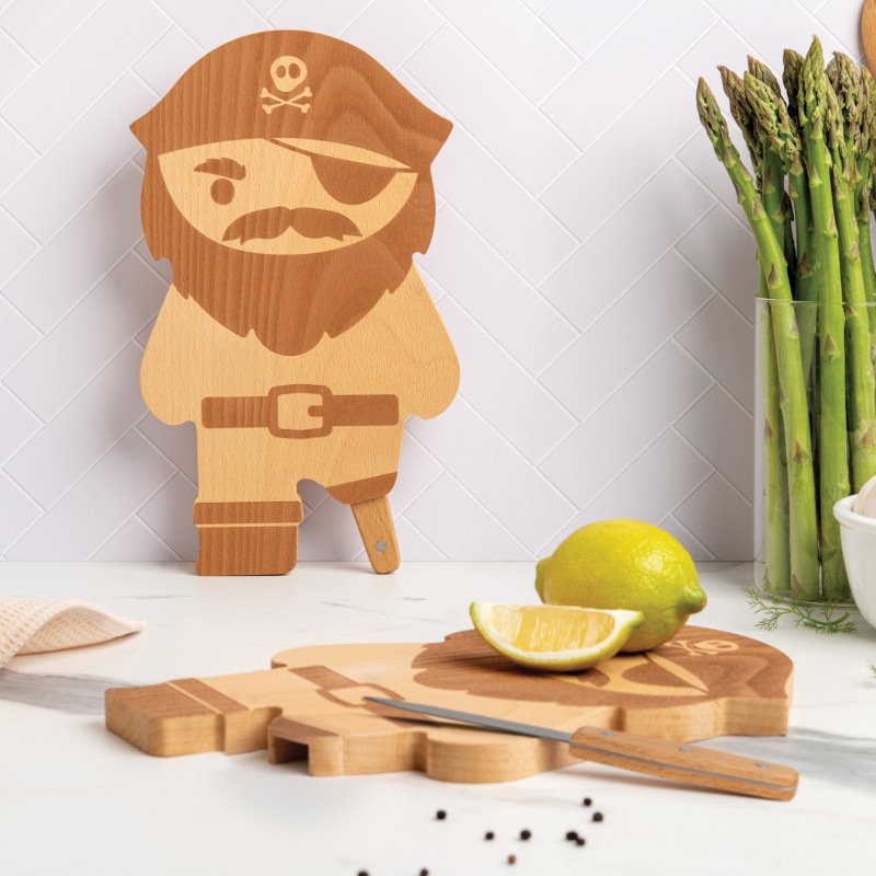 Pirate board - Cutting Board & Knife
