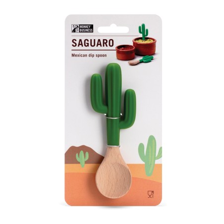 Saguaro - petite cuillère cactus en bois
