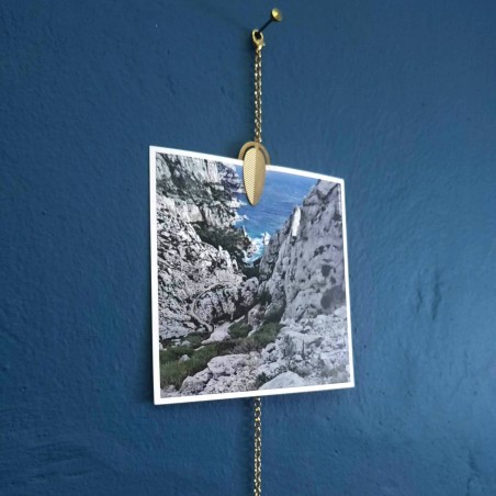 Bijoux de mur 1 Feuille - Porte-photos chaine