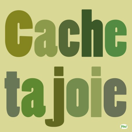 Carte GROU N°13 - Cache ta joie