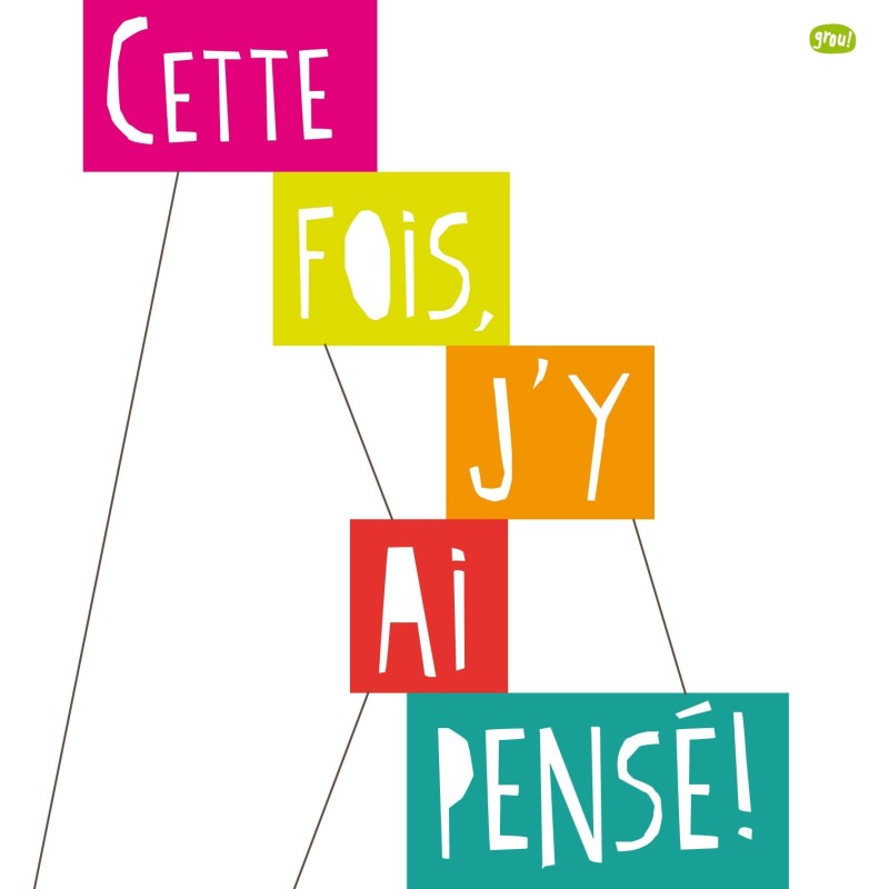 Carte GROU N°1 - happy joyeux 