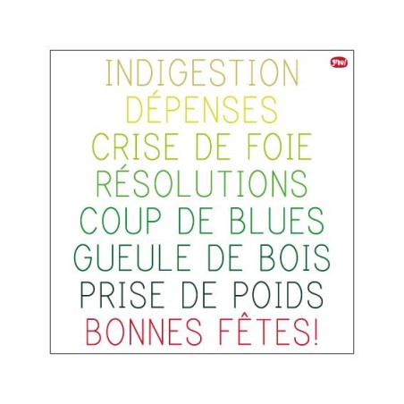 Carte GROU N°1 - happy joyeux 