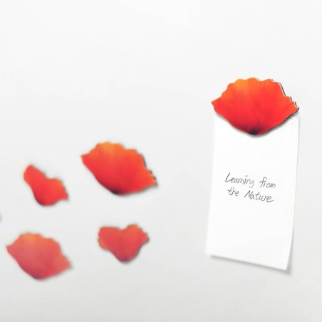 Leaf Magnet Coquelicot