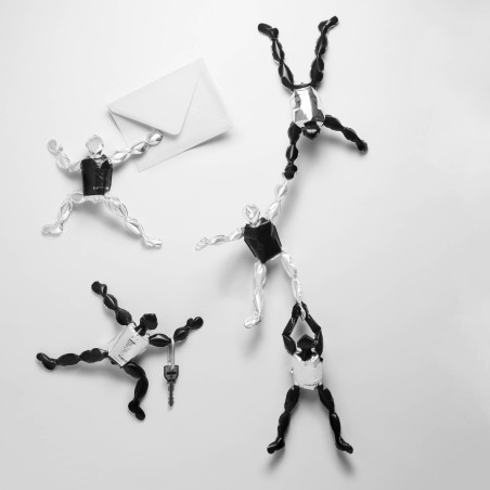 Climbing man