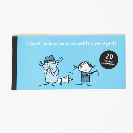 Carnet de bons pour les petits super agents