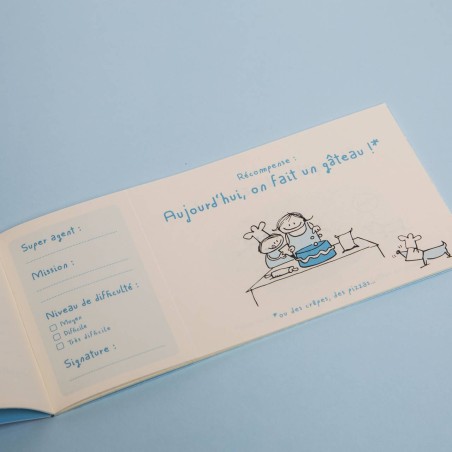 Carnet de bons pour les petits super agents