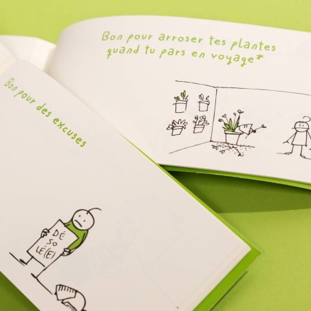 Carnet de bons pour les petits super agents