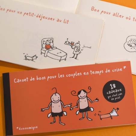 Carnet de bons pour les couples en temps de crise