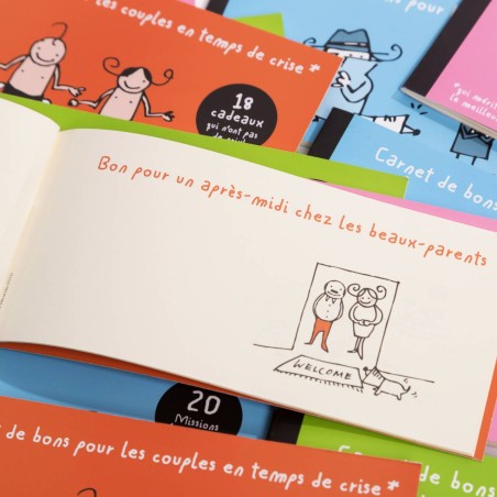 Carnet de bons pour les couples en temps de crise