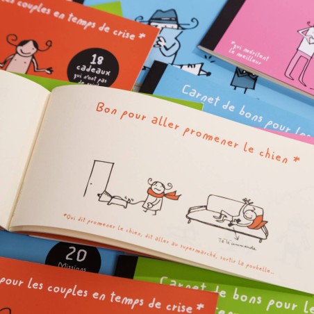 Carnet de bons pour les petits super agents