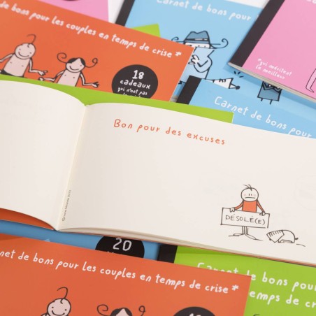 Carnet de bons pour les petits super agents