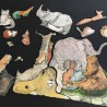 Tierpuzzle- Puzzle de 33 animaux