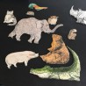 Tierpuzzle- Puzzle de 33 animaux